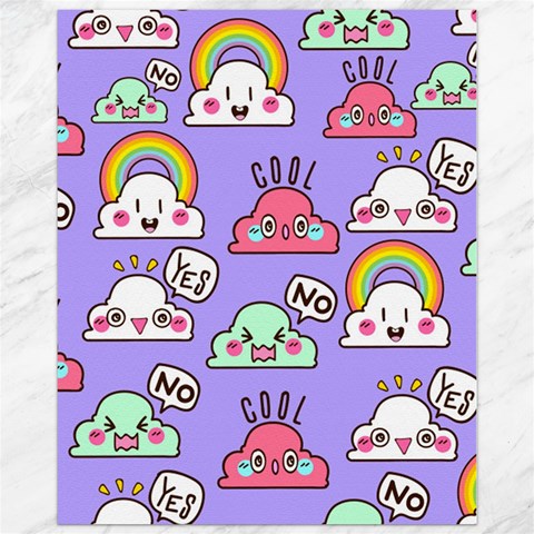 Cloud Seamless Pattern Canvas 11  x 14  from ArtsNow.com 10.95 x13.48  Canvas - 1