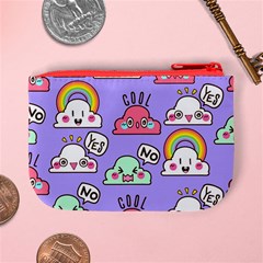Cloud Seamless Pattern Mini Coin Purse from ArtsNow.com Back