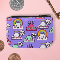 Cloud Seamless Pattern Mini Coin Purse from ArtsNow.com Back