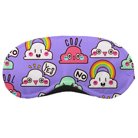 Cloud Seamless Pattern Sleep Mask from ArtsNow.com Front