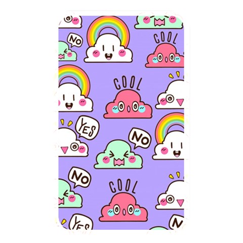 Cloud Seamless Pattern Memory Card Reader (Rectangular) from ArtsNow.com Front