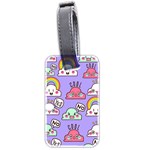 Cloud Seamless Pattern Luggage Tag (two sides)