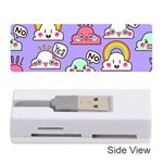 Cloud Seamless Pattern Memory Card Reader (Stick)
