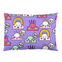 Cloud Seamless Pattern Pillow Case (Two Sides) from ArtsNow.com Back