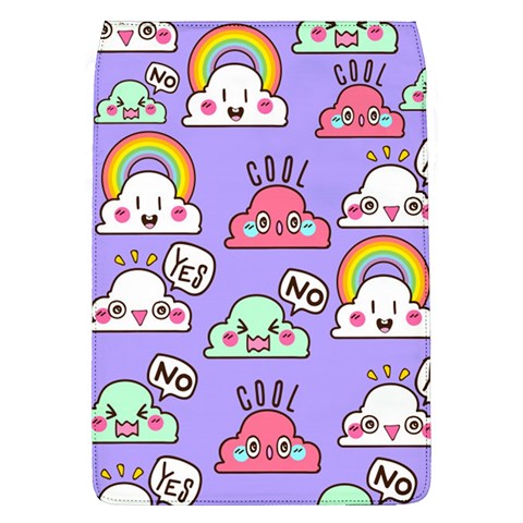 Cloud Seamless Pattern Removable Flap Cover (L) from ArtsNow.com Front