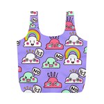 Cloud Seamless Pattern Full Print Recycle Bag (M)