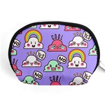 Cloud Seamless Pattern Accessory Pouch (Medium)