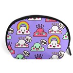 Cloud Seamless Pattern Accessory Pouch (Large)
