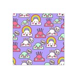 Cloud Seamless Pattern Satin Bandana Scarf 22  x 22 