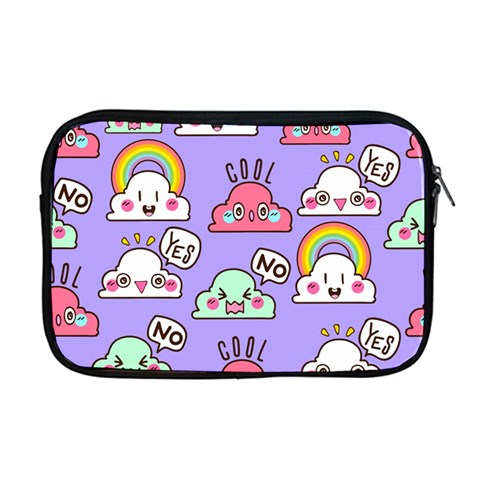Cloud Seamless Pattern Apple MacBook Pro 17  Zipper Case from ArtsNow.com Front