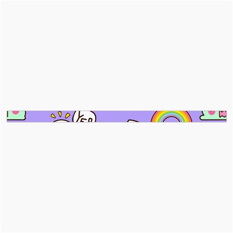 Cloud Seamless Pattern Roll Up Canvas Pencil Holder (S) from ArtsNow.com Strap