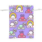 Cloud Seamless Pattern Lightweight Drawstring Pouch (XL)