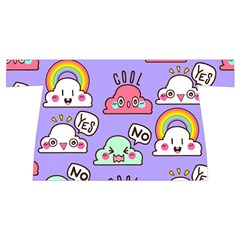 Cloud Seamless Pattern Wristlet Pouch Bag (Small) from ArtsNow.com Front