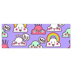 Cloud Seamless Pattern Wristlet Pouch Bag (Small) from ArtsNow.com Bottom
