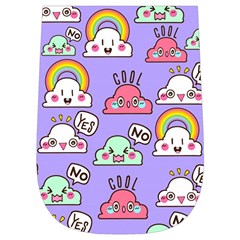 Cloud Seamless Pattern Wristlet Pouch Bag (Small) from ArtsNow.com Right Side