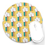 American Golden Ancient Totems Round Mousepad