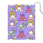 Cloud Seamless Pattern Drawstring Pouch (4XL)