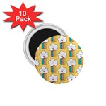 American Golden Ancient Totems 1.75  Magnets (10 pack) 