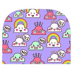 Cloud Seamless Pattern Make Up Case (Small) from ArtsNow.com Front