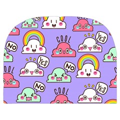 Cloud Seamless Pattern Make Up Case (Medium) from ArtsNow.com Front