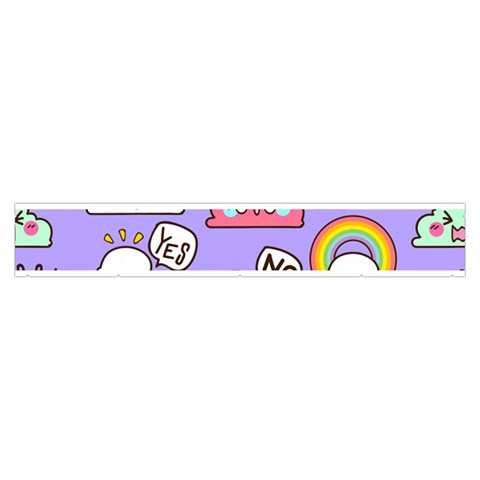 Cloud Seamless Pattern Make Up Case (Medium) from ArtsNow.com Zipper Front