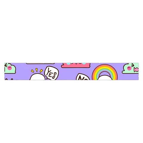 Cloud Seamless Pattern Make Up Case (Large) from ArtsNow.com Zipper Front