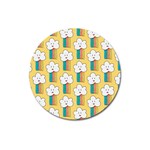 American Golden Ancient Totems Magnet 3  (Round)