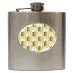 American Golden Ancient Totems Hip Flask (6 oz)