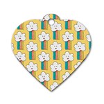 American Golden Ancient Totems Dog Tag Heart (One Side)