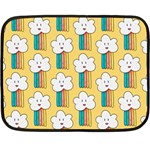 American Golden Ancient Totems Fleece Blanket (Mini)