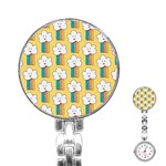 American Golden Ancient Totems Stainless Steel Nurses Watch