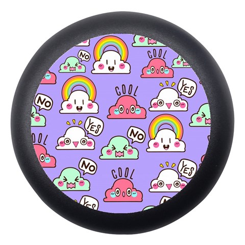 Cloud Seamless Pattern Dento Box with Mirror from ArtsNow.com Front