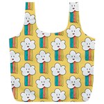 American Golden Ancient Totems Full Print Recycle Bag (XL)