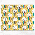 Smile Cloud Rainbow Pattern Yellow Rectangular Jigsaw Puzzl