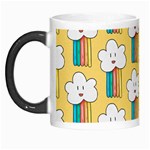 Smile Cloud Rainbow Pattern Yellow Morph Mug