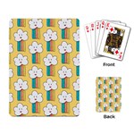 Smile Cloud Rainbow Pattern Yellow Playing Cards Single Design (Rectangle)