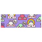 Cloud Seamless Pattern Banner and Sign 12  x 4 