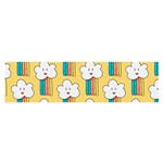 American Golden Ancient Totems Oblong Satin Scarf (16  x 60 )