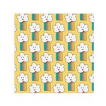 American Golden Ancient Totems Square Satin Scarf (30  x 30 )