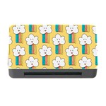Smile Cloud Rainbow Pattern Yellow Memory Card Reader with CF