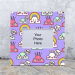 Cloud Seamless Pattern White Box Photo Frame 4  x 6 