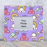 Cloud Seamless Pattern White Wall Photo Frame 5  x 7 