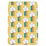 Smile Cloud Rainbow Pattern Yellow Removable Flap Cover (L)