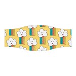 Smile Cloud Rainbow Pattern Yellow Stretchable Headband