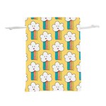 American Golden Ancient Totems Lightweight Drawstring Pouch (L)