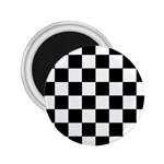 Chess Board Background Design 2.25  Magnets