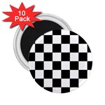 Chess Board Background Design 2.25  Magnets (10 pack) 