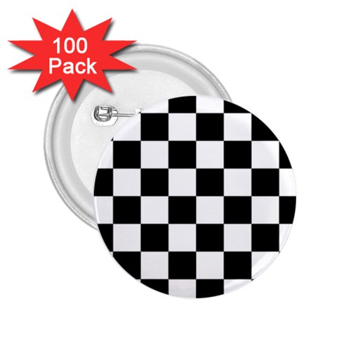 Chess Board Background Design 2.25  Buttons (100 pack)  from ArtsNow.com Front