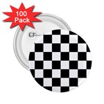 Chess Board Background Design 2.25  Buttons (100 pack) 