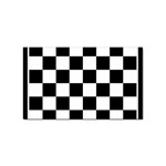 Chess Board Background Design Sticker Rectangular (10 pack)